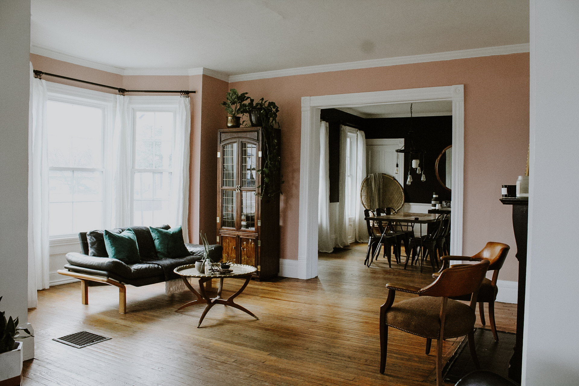 One Room Challenge Dusty Pink Paint