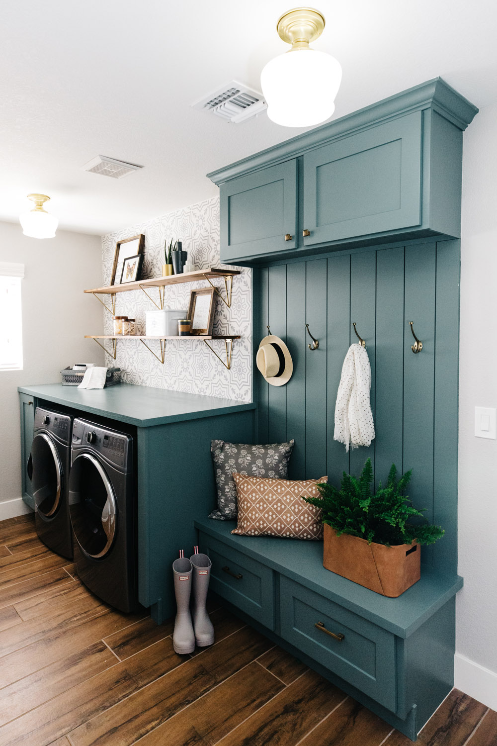 Mudroom Makeover on a Budget
