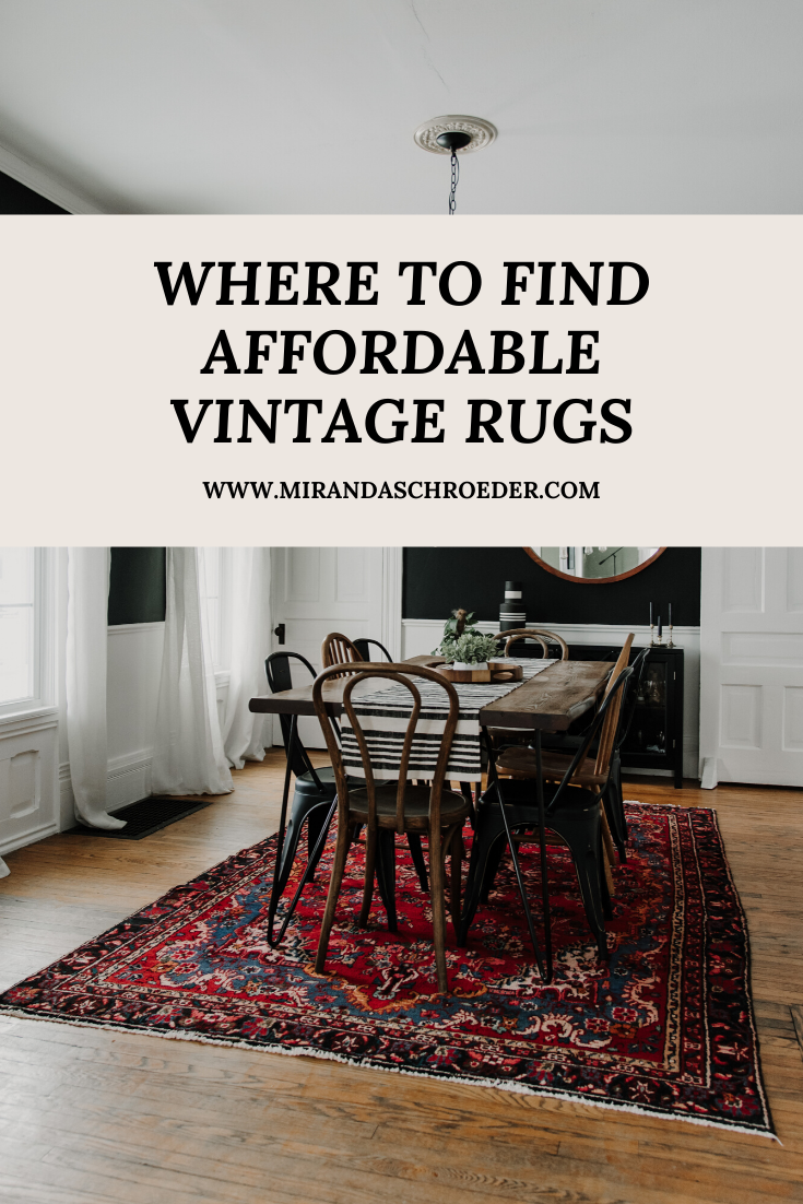 Where to Buy Affordable, Vintage Rugs