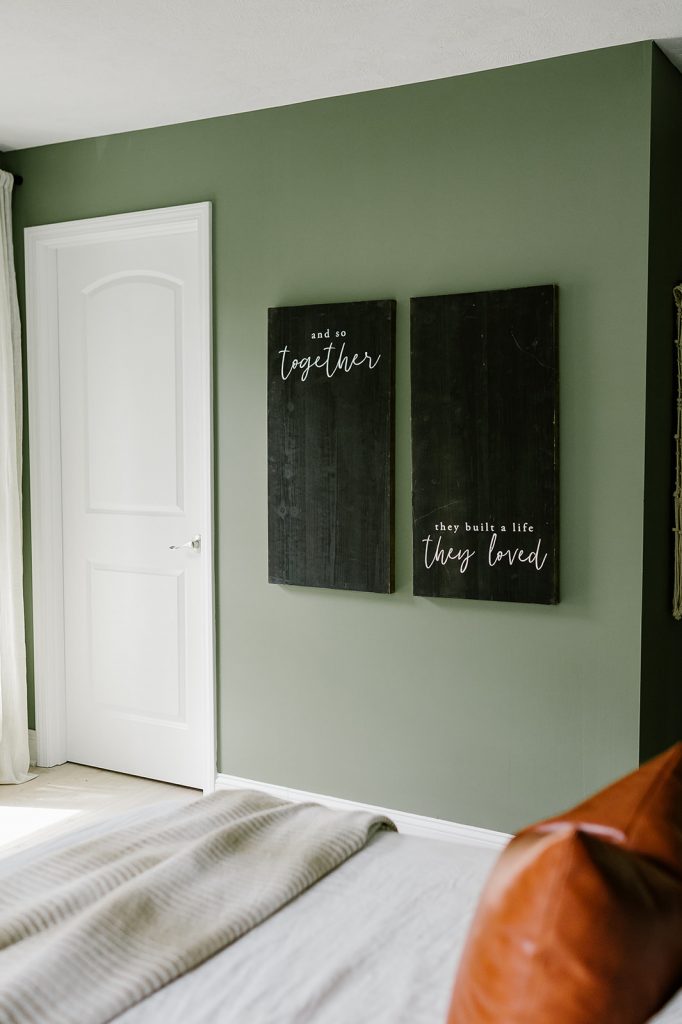 Our Sage Green Guest Bedroom With Midcentury Furniture Miranda Schroeder